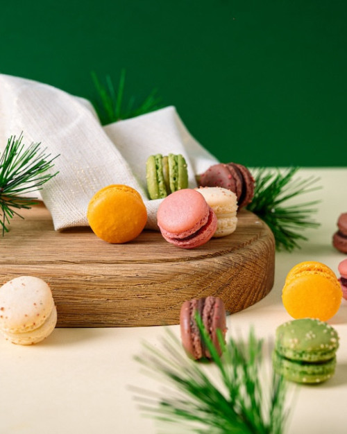 Coffret de 30 minis macarons