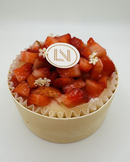 Crème d'ange Fraises sureau