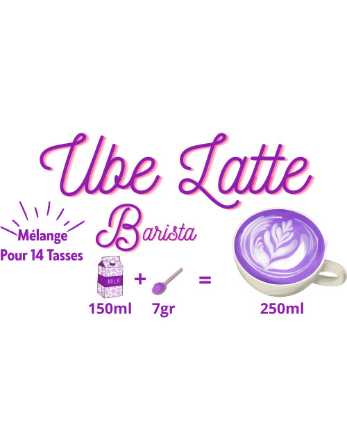 Ube Latte pot de 100gr